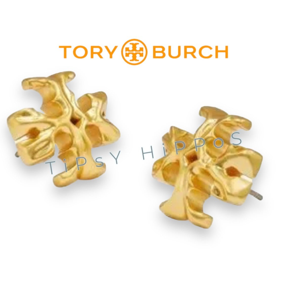 Tory Burch Gold Roxanne Earrings - Statement Fashion Jewelry