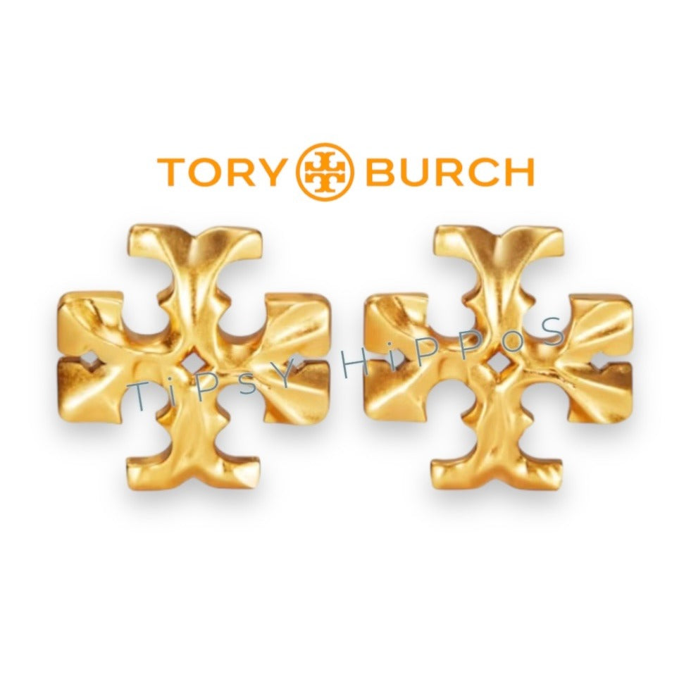 Tory Burch Gold Roxanne Earrings - Statement Fashion Jewelry