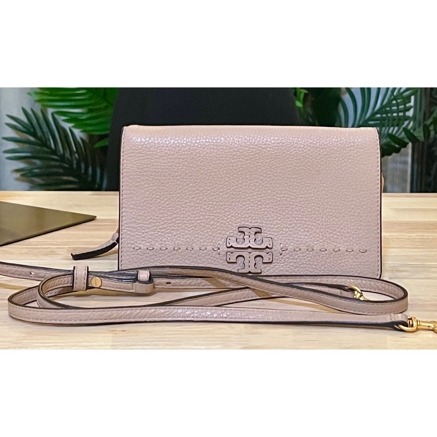 TORY BURCH NUDE MCGRAW SHOULDER/CROSSBODY HANDBAG