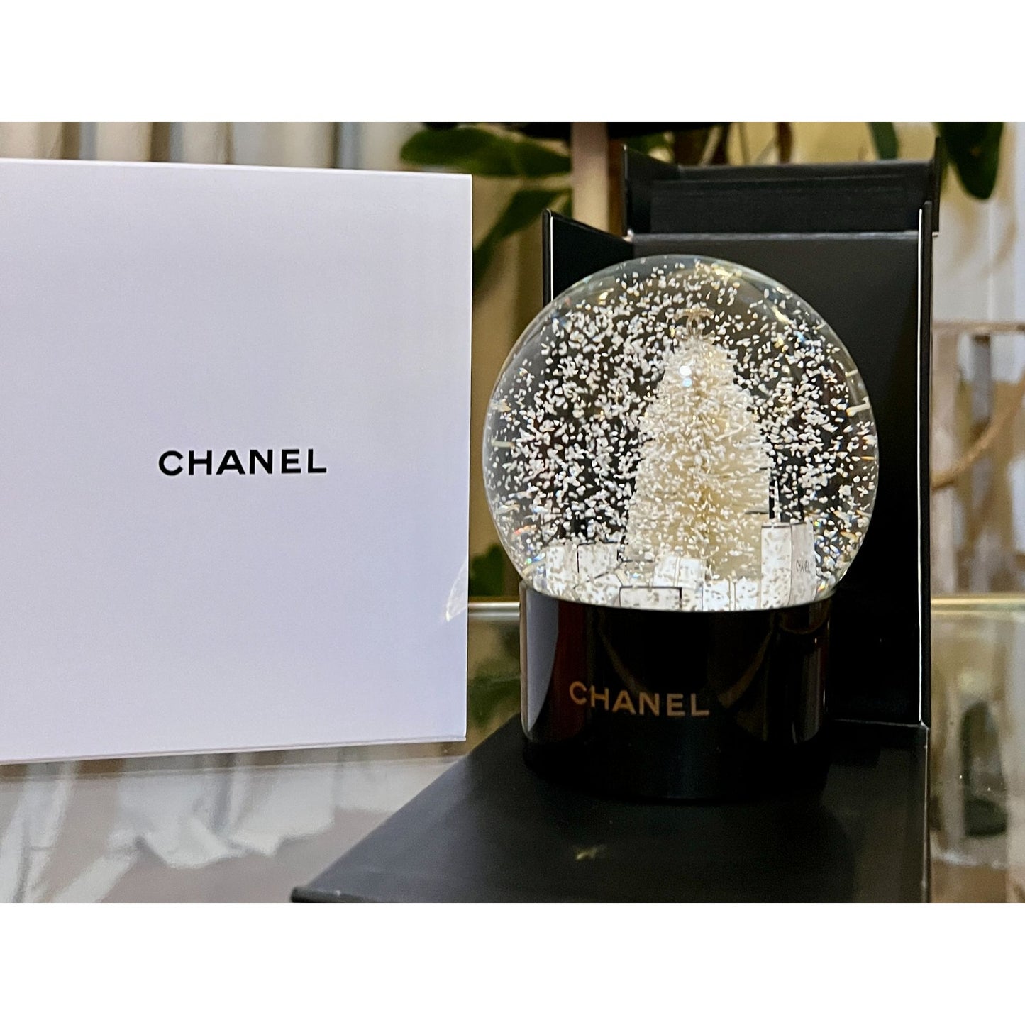 Chanel Limited Edition Snow Globe With Box