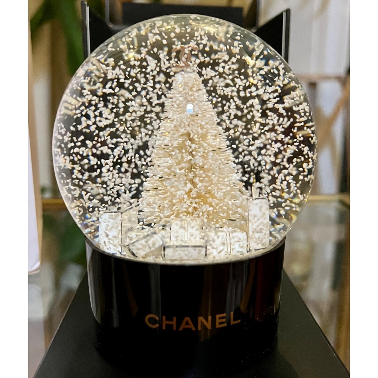 Chanel Limited Edition Snow Globe With Box