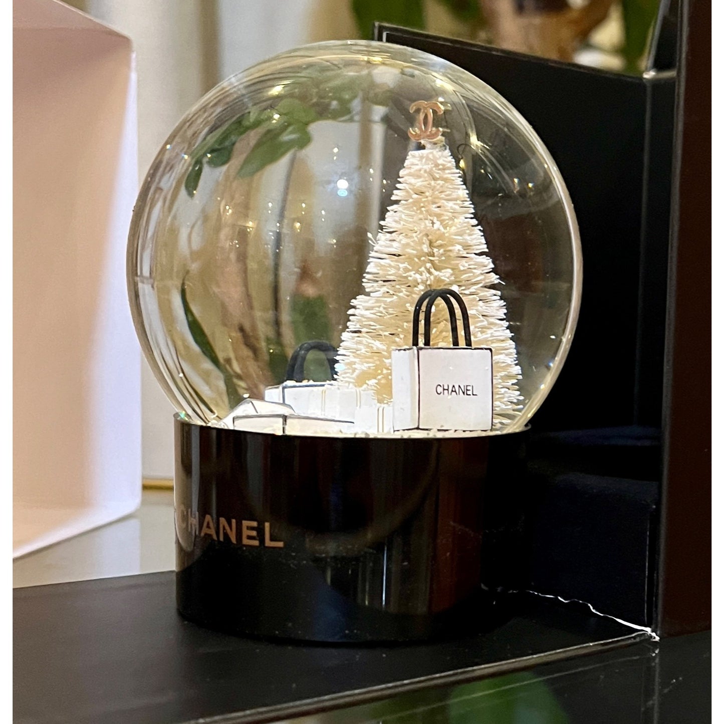 Chanel Limited Edition Snow Globe With Box