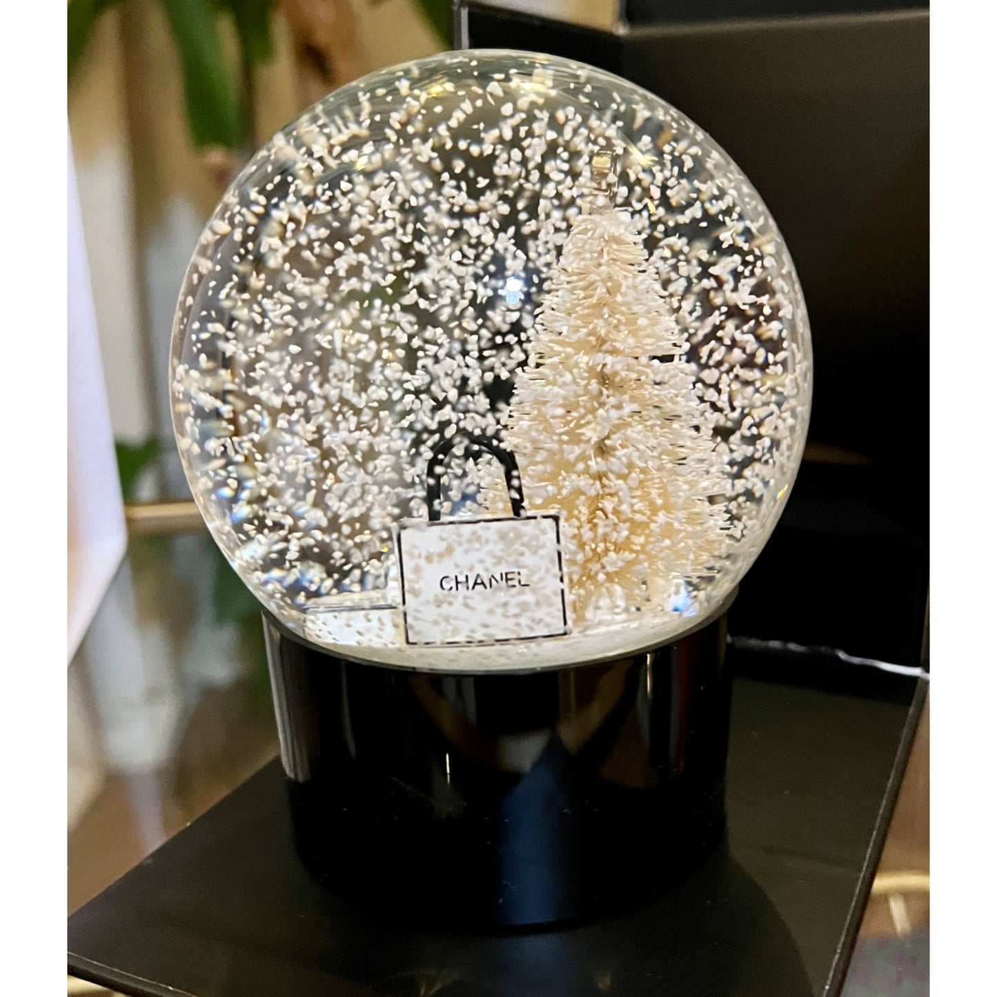 Chanel Limited Edition Snow Globe With Box