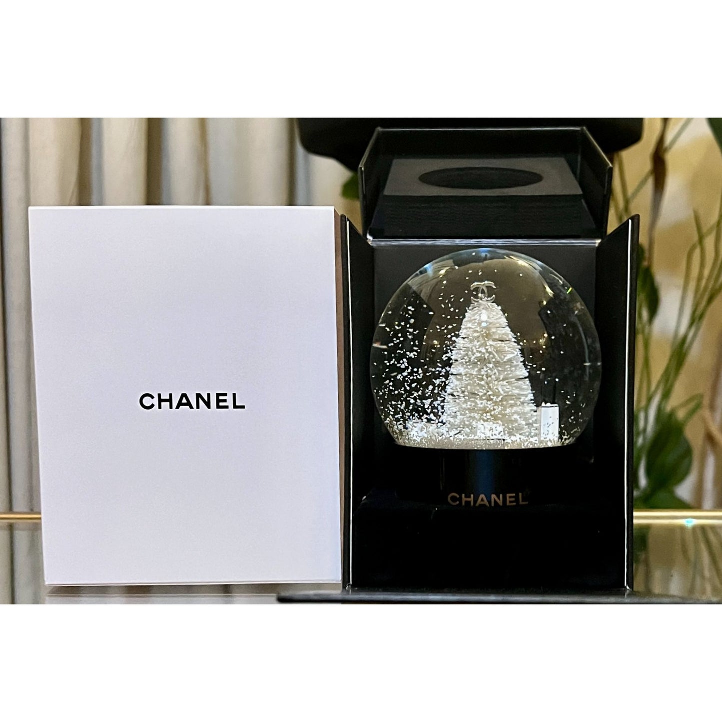 Chanel Limited Edition Snow Globe With Box