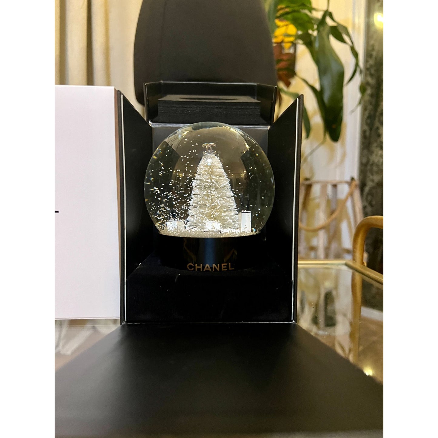 Chanel Limited Edition Snow Globe With Box