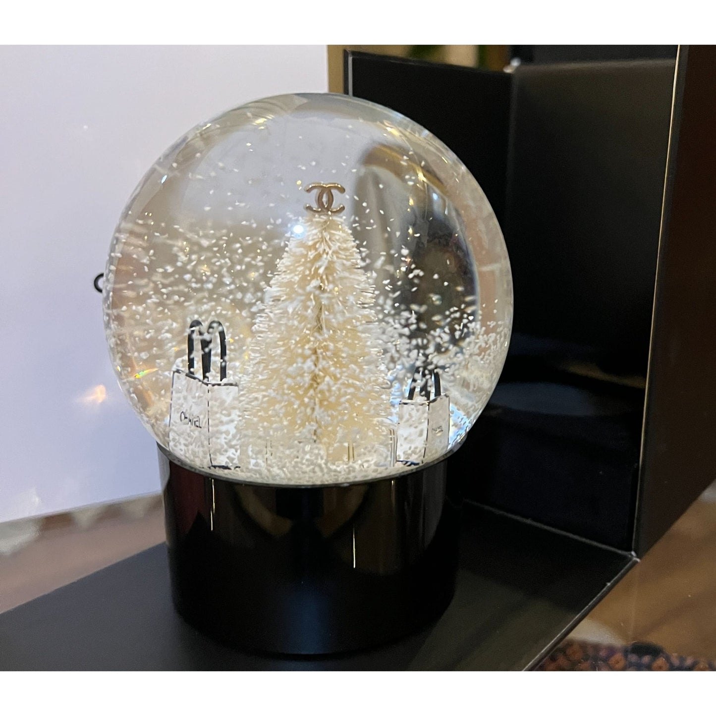 Chanel Limited Edition Snow Globe With Box