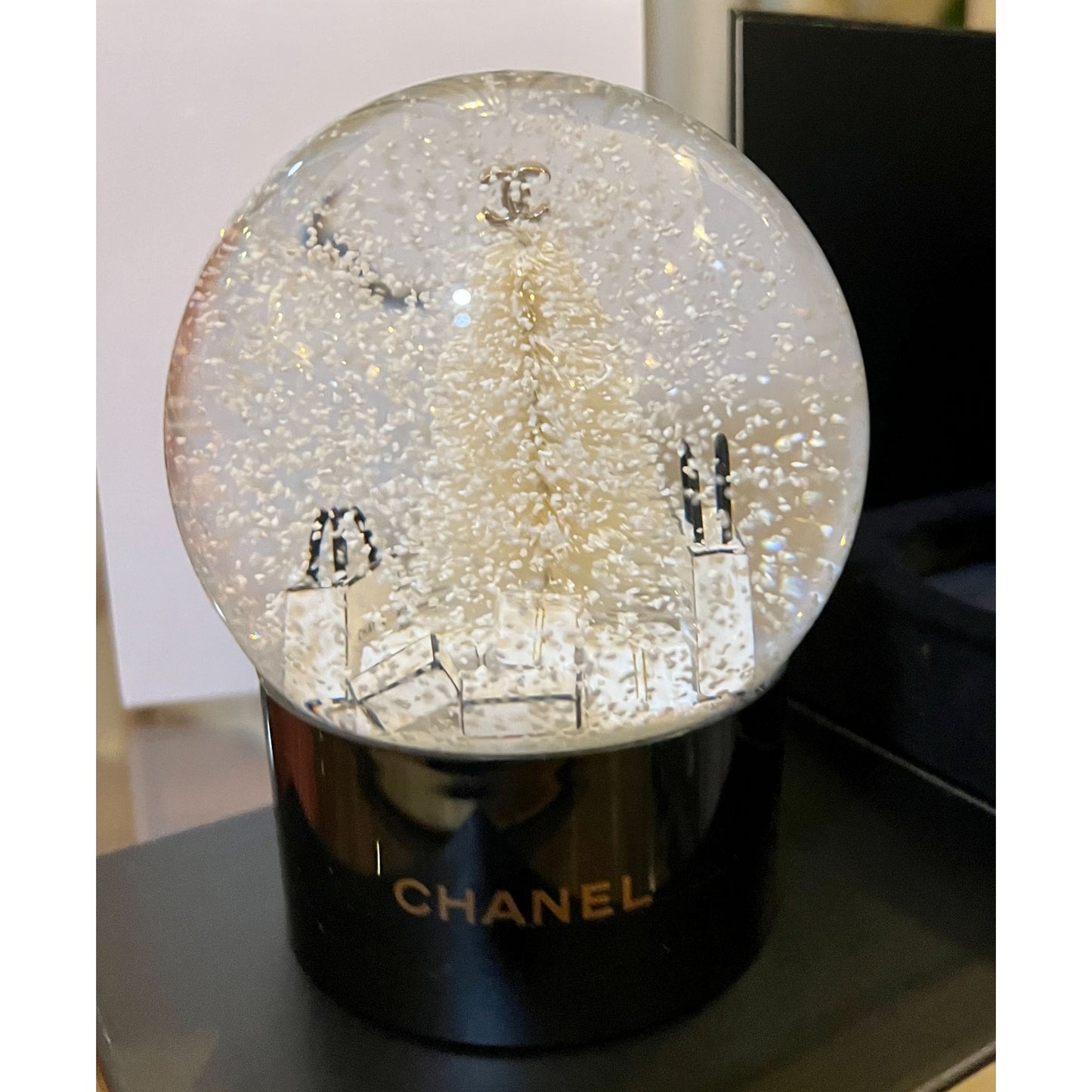 Chanel Limited Edition Snow Globe With Box