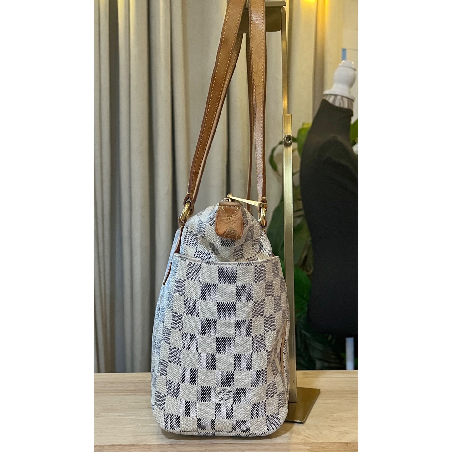 ✺✺ AUTHENTIC LOUIS VUITTON DAMIER AZUR TOTALLY MM HANDBAG ✺✺