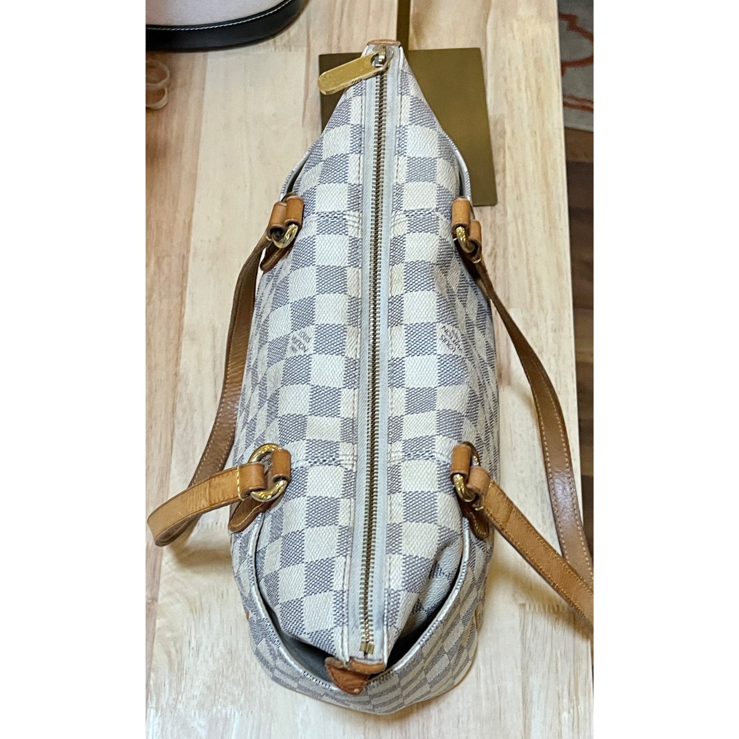 ✺✺ AUTHENTIC LOUIS VUITTON DAMIER AZUR TOTALLY MM HANDBAG ✺✺