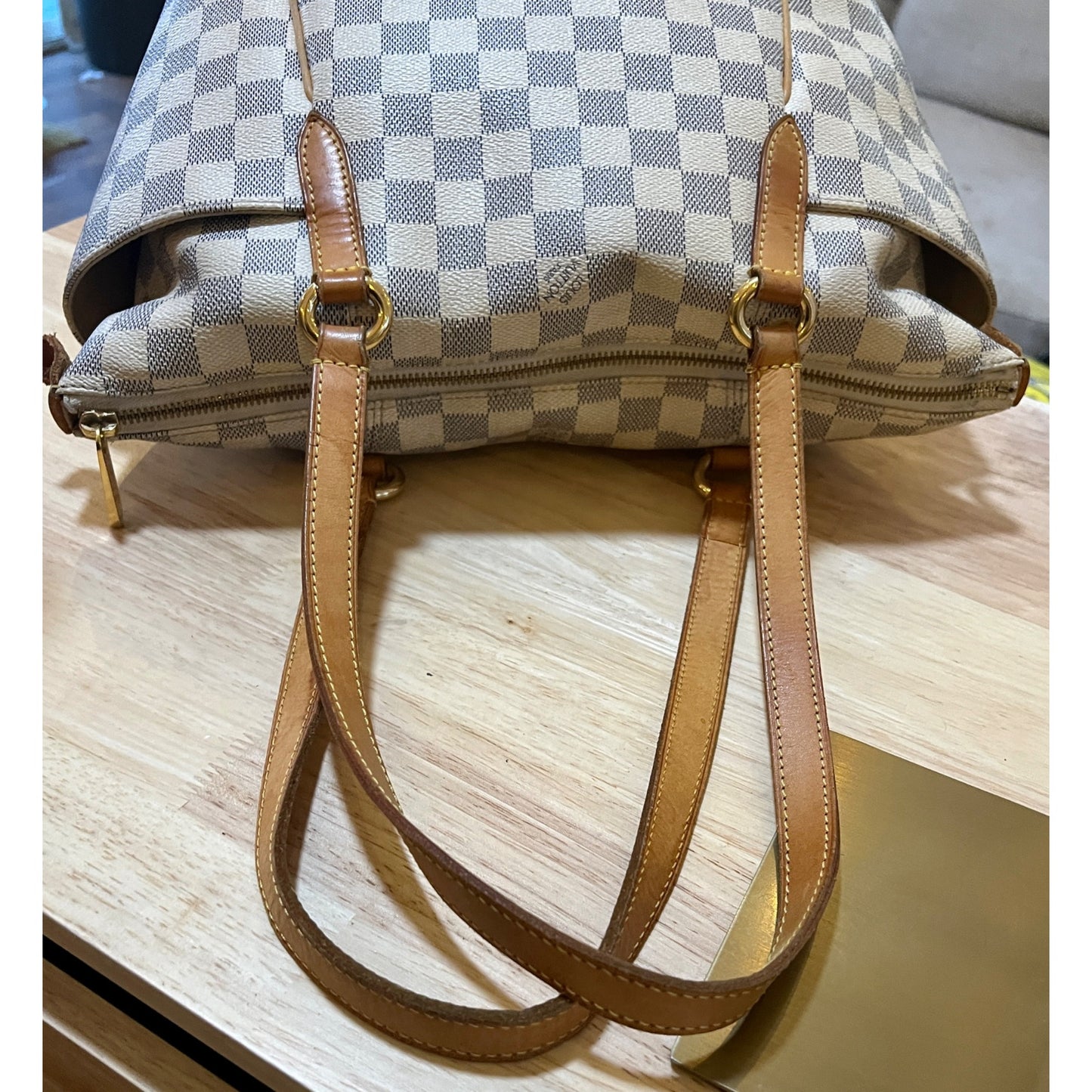 ✺✺ AUTHENTIC LOUIS VUITTON DAMIER AZUR TOTALLY MM HANDBAG ✺✺