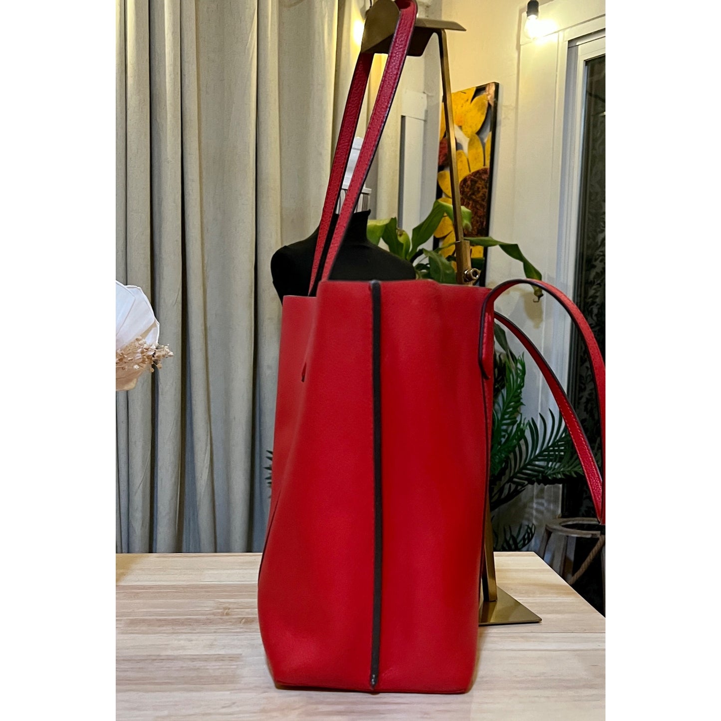 ✺✺ AUTHENTIC TORY BURCH TOMATO RED PERRY TOTE ✺✺