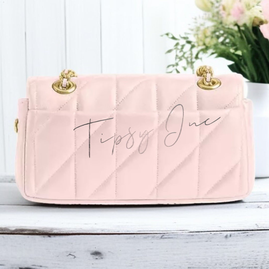 NEW!! Coach Pink Tabby 20 Quilted Leather Shoulder Tabby Handbag