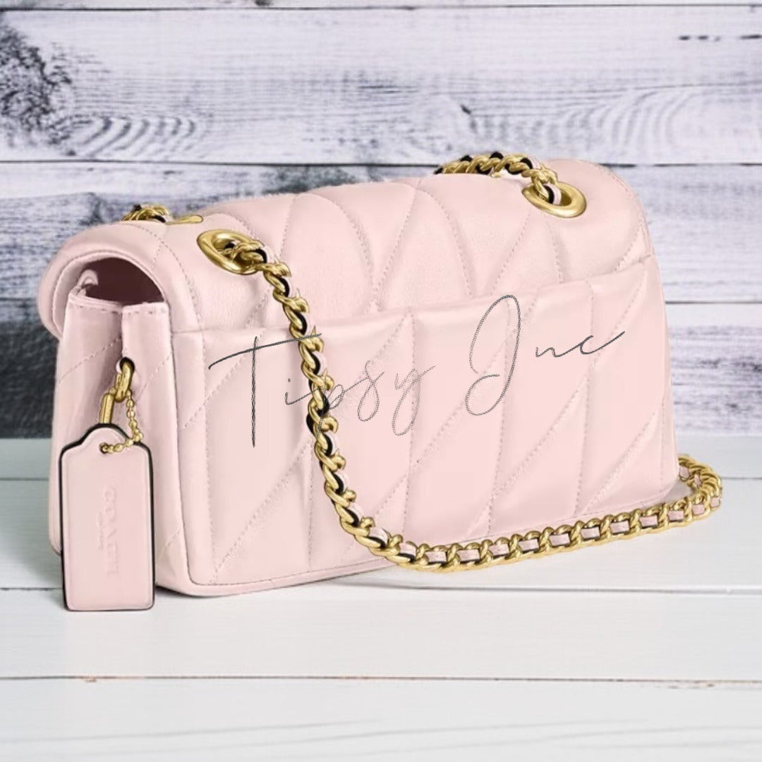 NEW!! Coach Pink Tabby 20 Quilted Leather Shoulder Tabby Handbag
