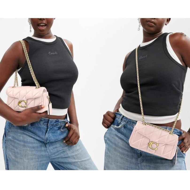 NEW!! Coach Pink Tabby 20 Quilted Leather Shoulder Tabby Handbag