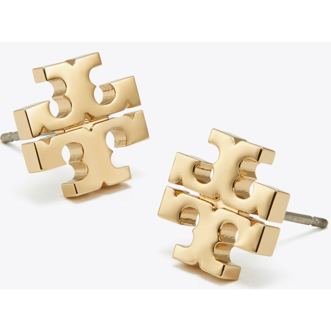 Tory Burch Gold Delicate Kira Pendant Necklace & Stud Earrings Set