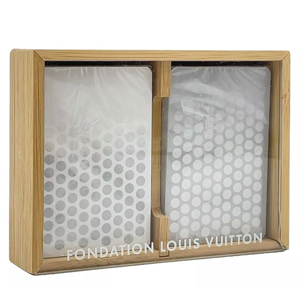 Louis Vuitton Fondation Luxury Playing Cards Set With Wooden Box
