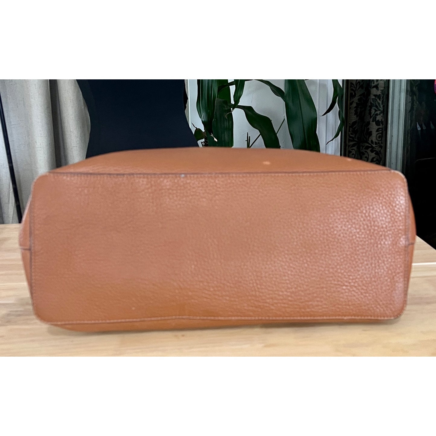 TORY BURCH BROWN MCGRAW HANDBAG