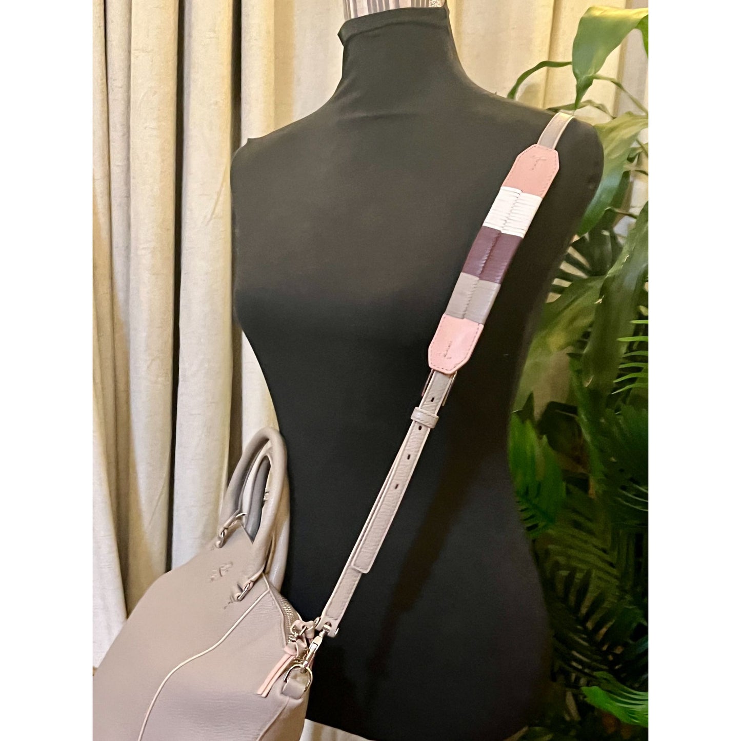 TORY BURCH GREY BERKLEY DOME SHOULDER BAG