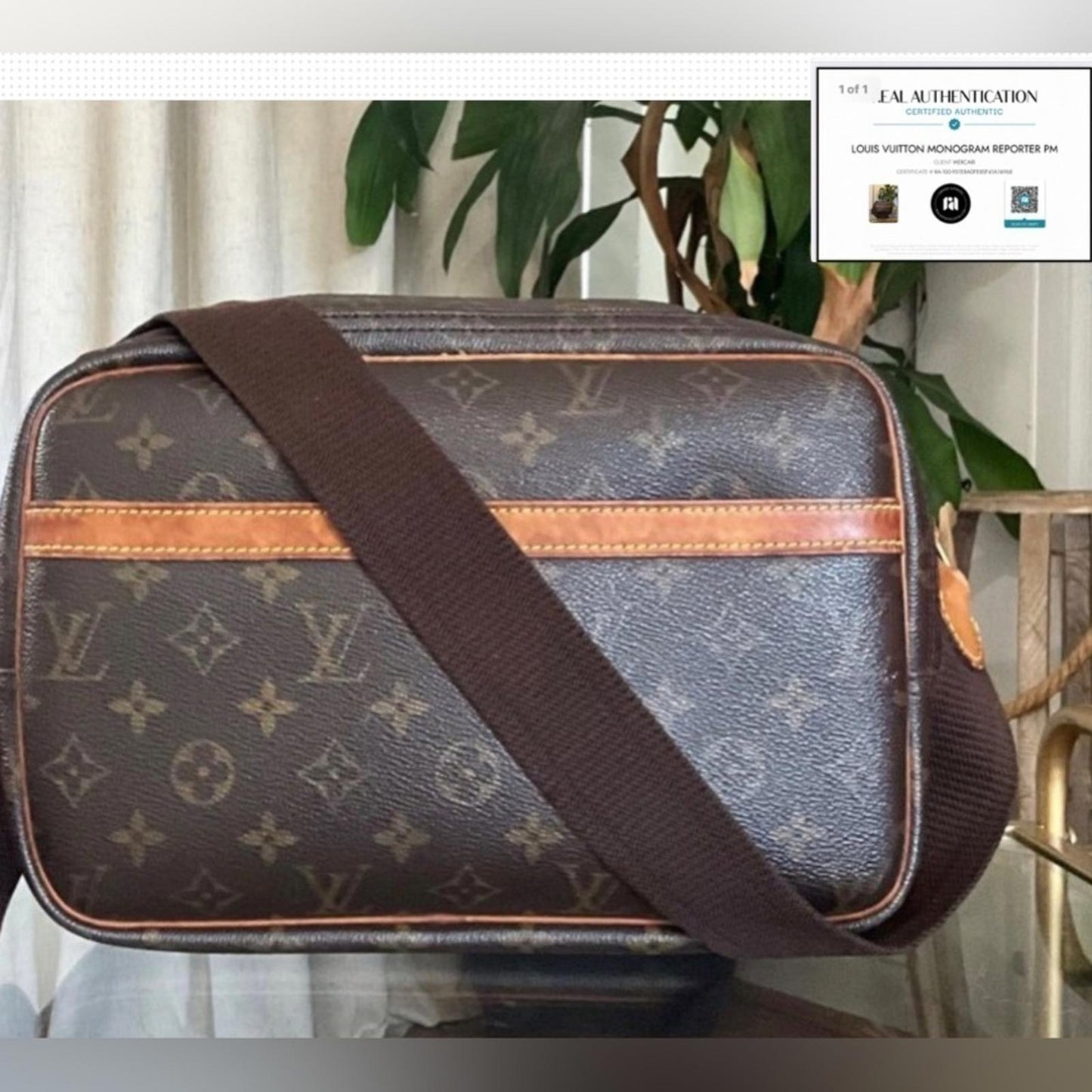 LOUIS VUITTON MONOGRAM REPORTER PM