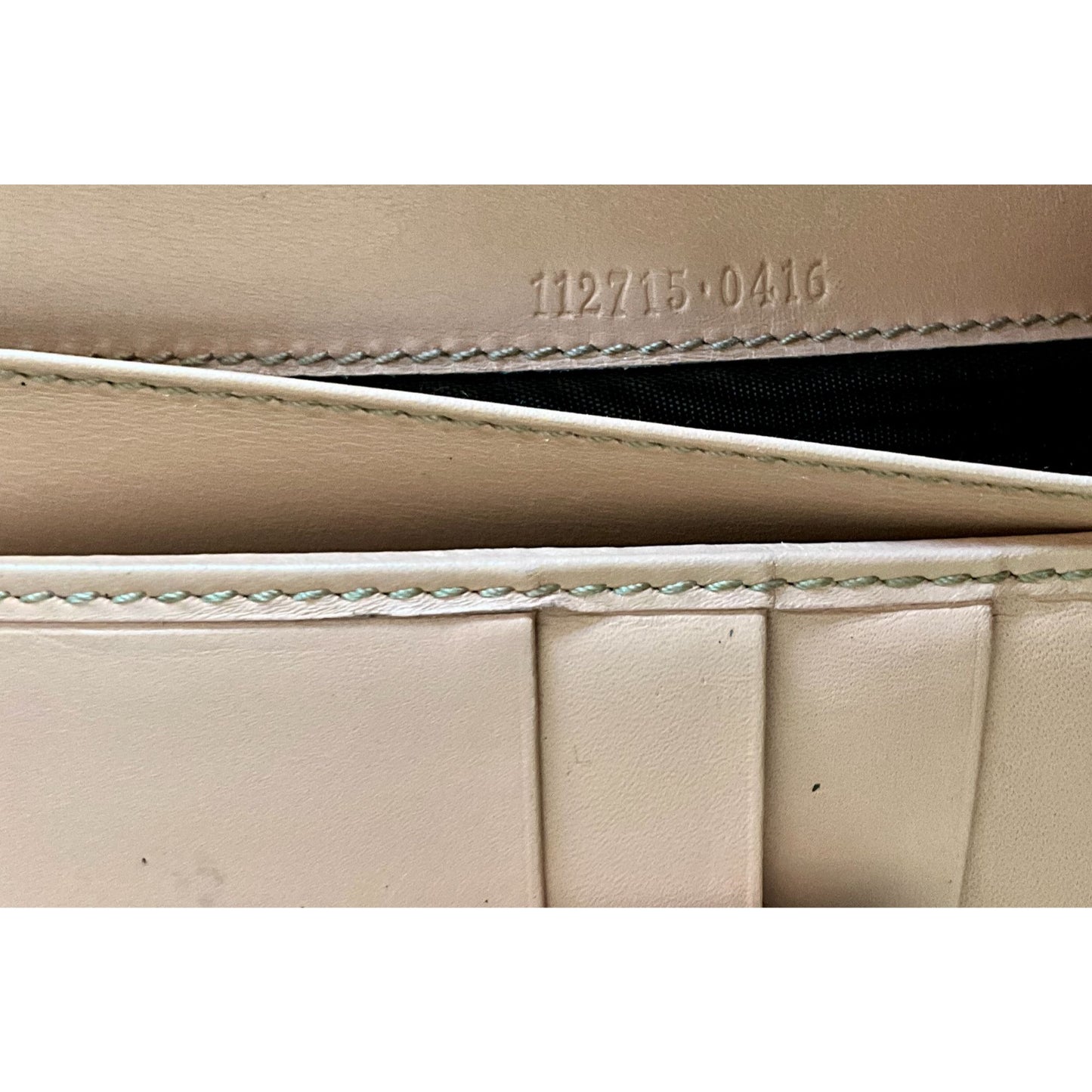 Gucci Pink Leather Wallet With Signature GG Pattern & Multiple Card Slots