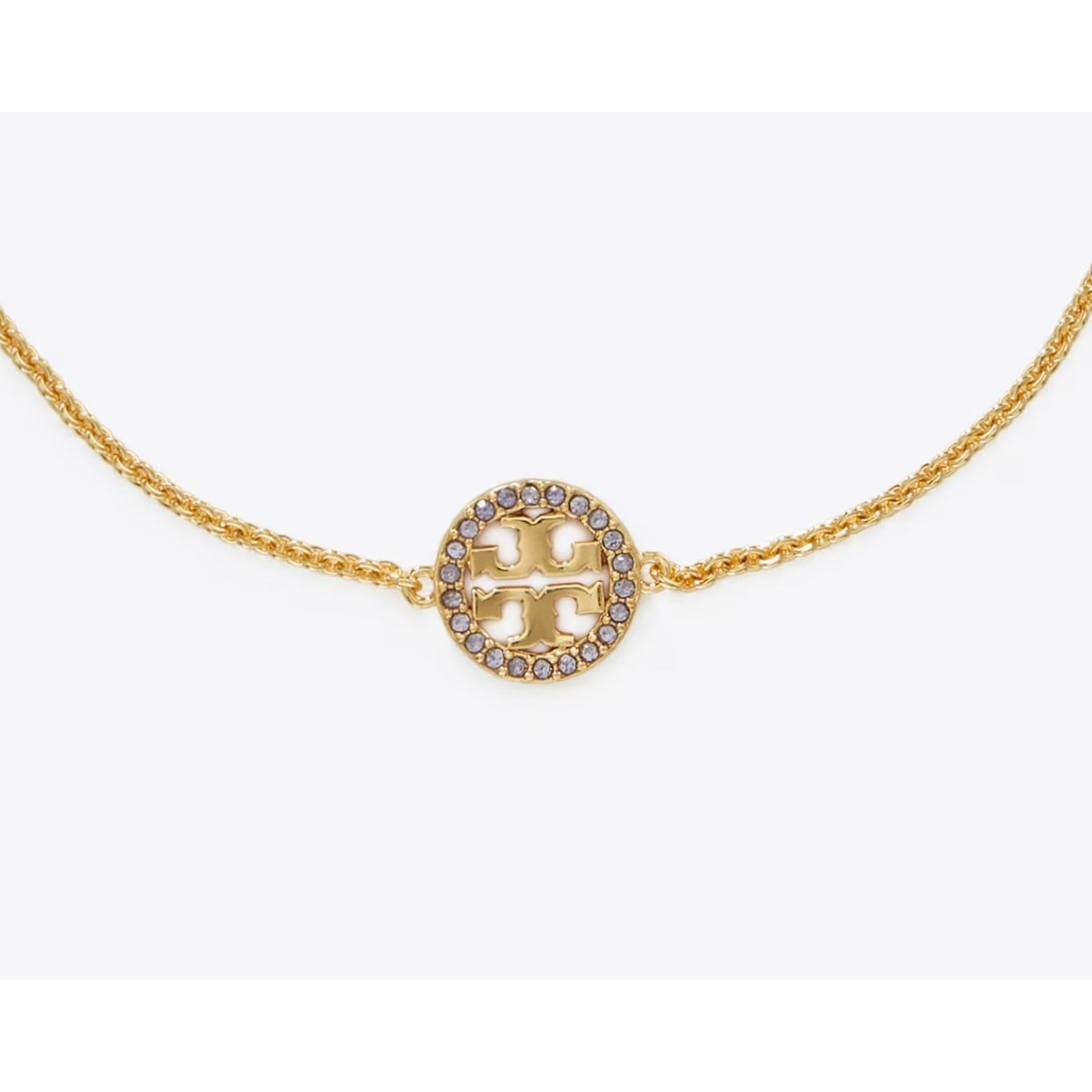 ✺✺ Tory Burch Gold MILLER PAVÉ CHAIN BRACELET ✺✺