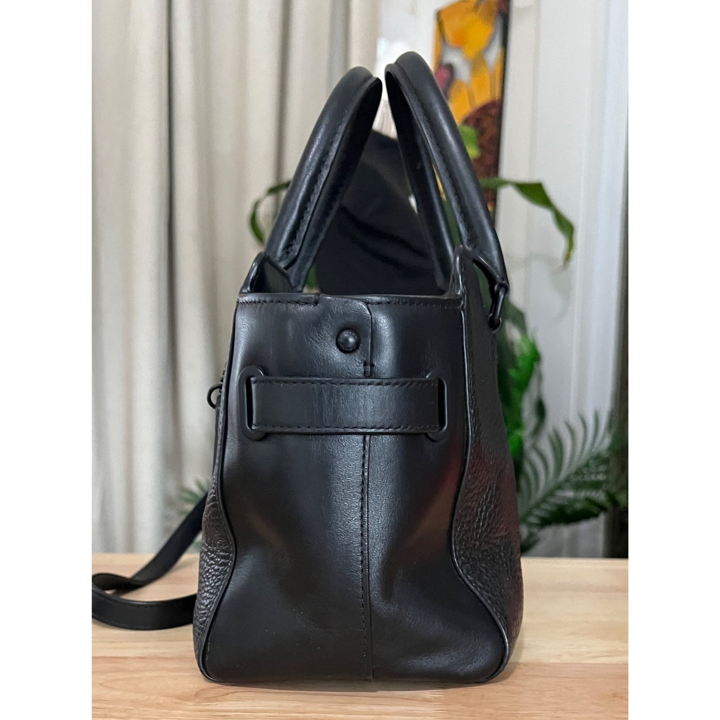 ✺✺ AUTHENTIC COACH BLAKE LEATHER CARRYALL 25 SATCHEL BAG PURSE ✺✺