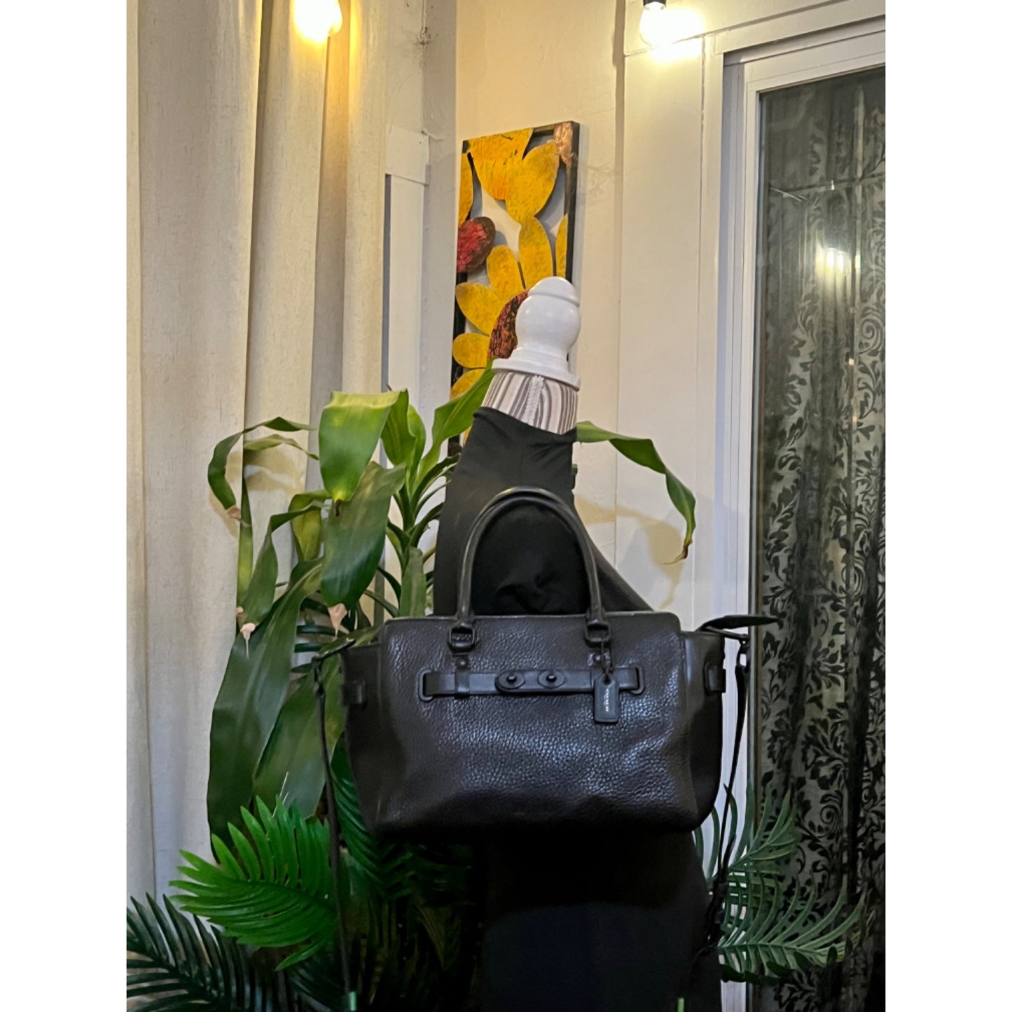 ✺✺ AUTHENTIC COACH BLAKE LEATHER CARRYALL 25 SATCHEL BAG PURSE ✺✺