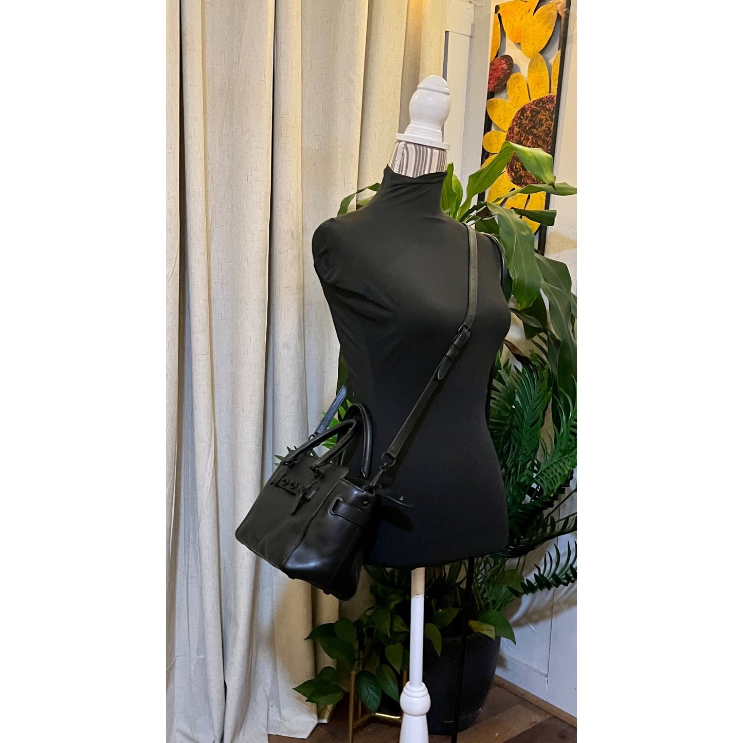 ✺✺ AUTHENTIC COACH BLAKE LEATHER CARRYALL 25 SATCHEL BAG PURSE ✺✺