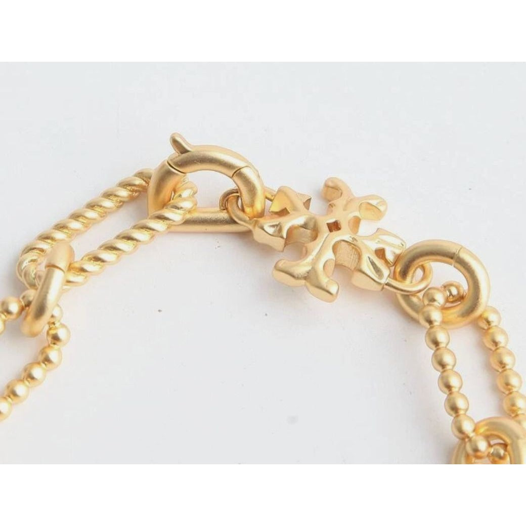 Tory Burch Gold Roxanne Chainlink Necklace AND Bracelet SET!!!