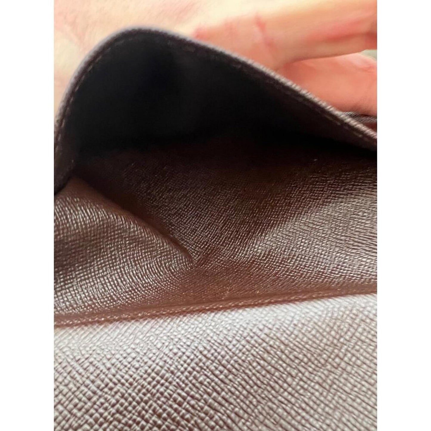 LOUIS VUITTON Tresor Etui Papier Trifold Wallet Damier Leather