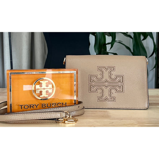 ✺✺ AUTHENTIC TORY BURCH BROWN HARPER HANDBAG ✺✺
