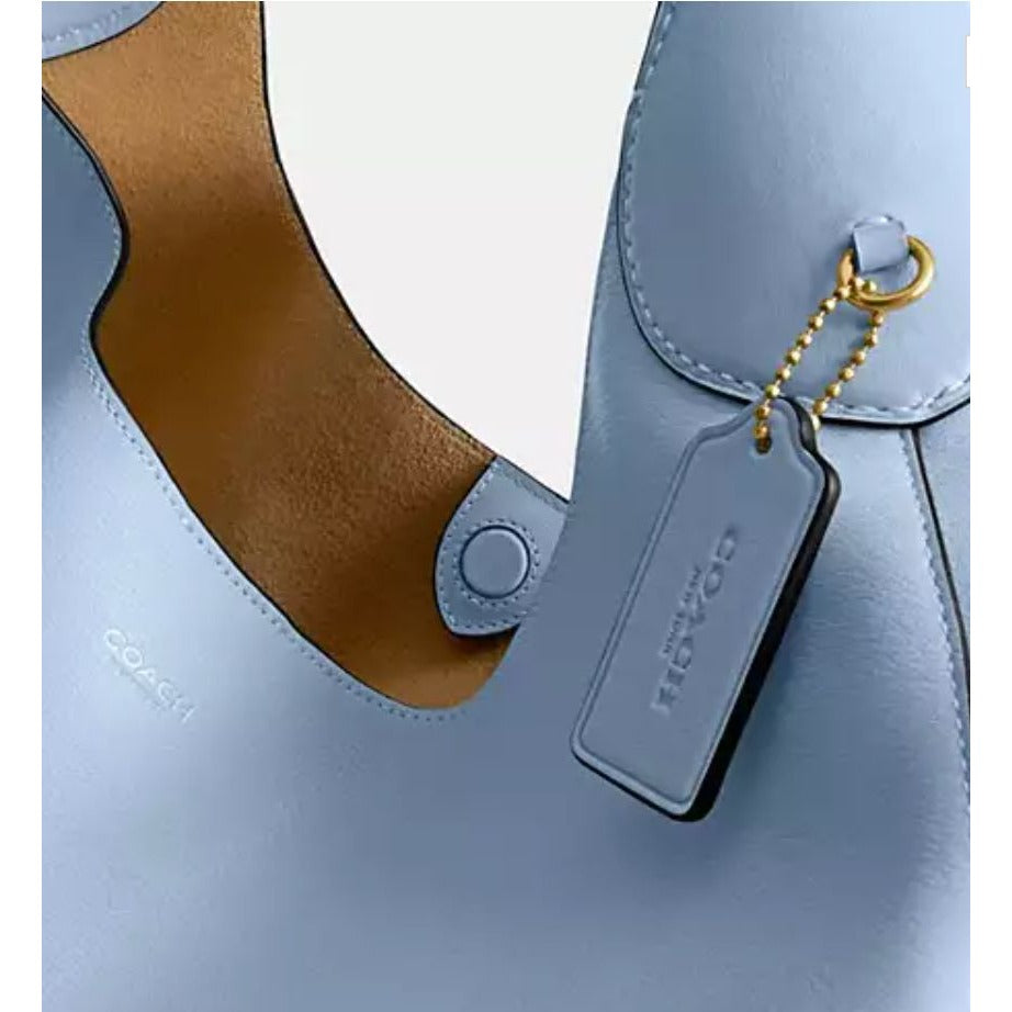 NEW!  AUTHENTIC COACH LARGE BROOKLYN 39 IN BLUEBELL HOBO HANDBAG