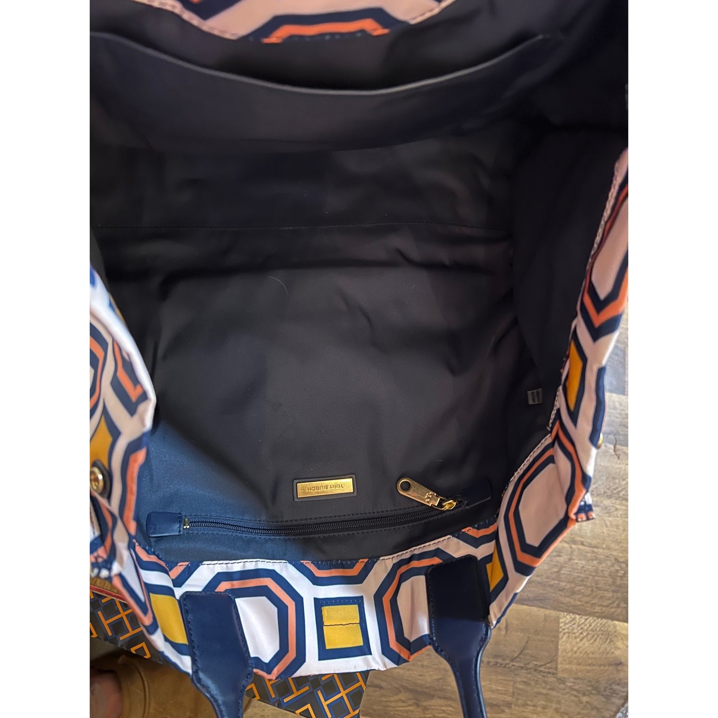 TORY BURCH OCTOGAN NYLON ELLA TOTE/HANDBAG