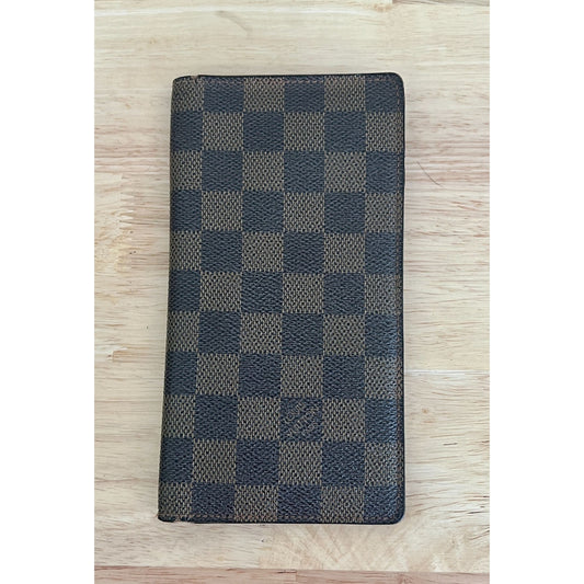 Louis Vuitton Damier Ebene Canvas Long Wallet