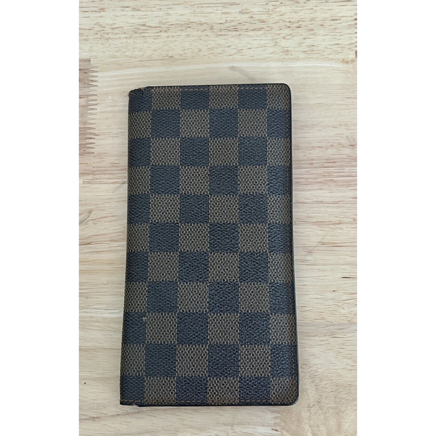 Louis Vuitton Damier Ebene Canvas Long Wallet