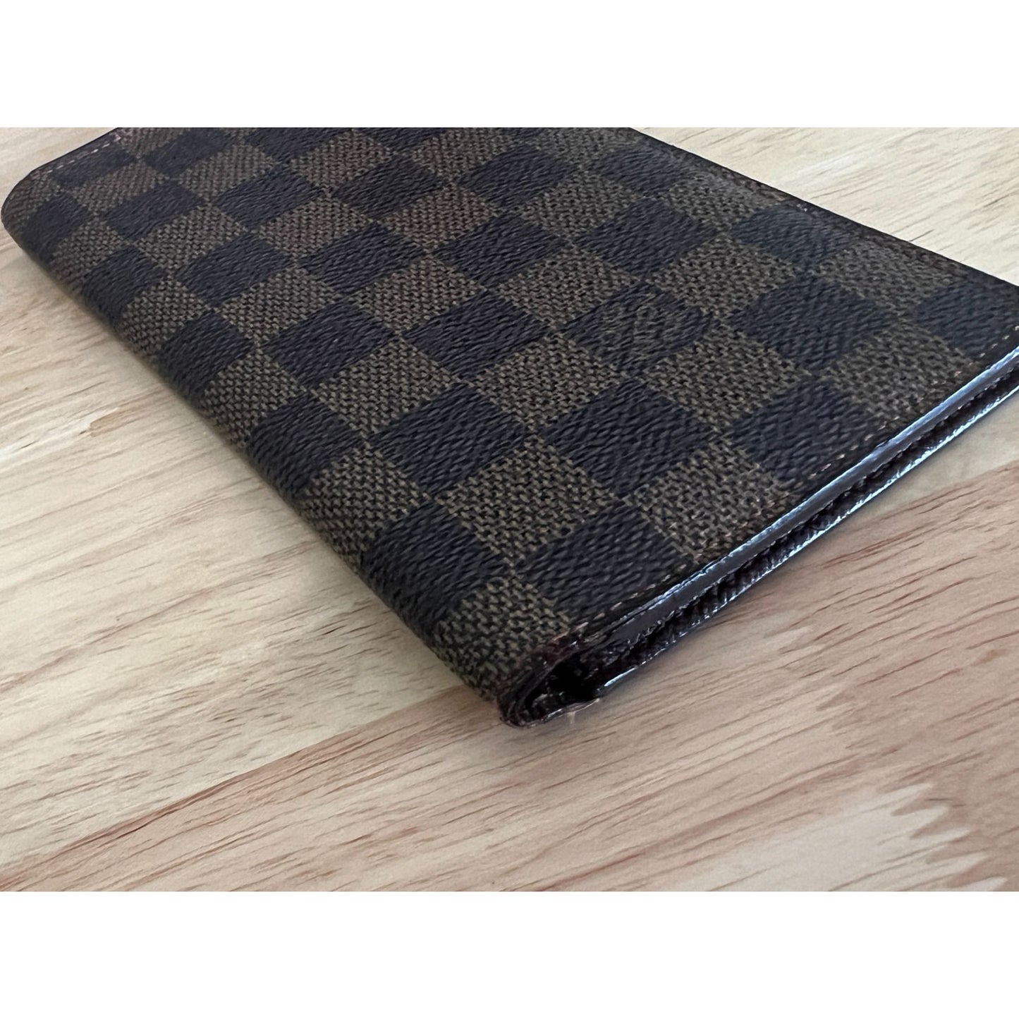 Louis Vuitton Damier Ebene Canvas Long Wallet