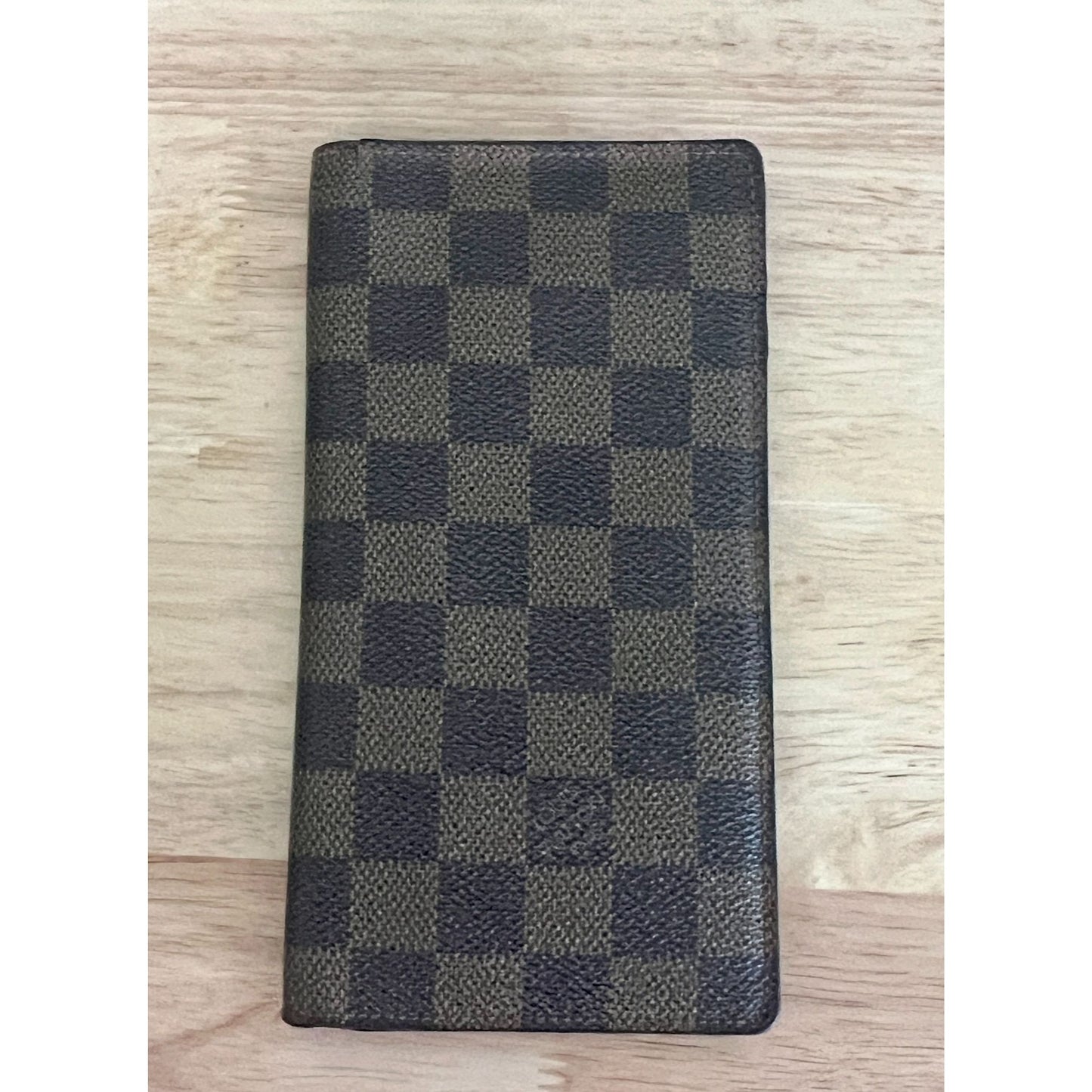 Louis Vuitton Damier Ebene Canvas Long Wallet