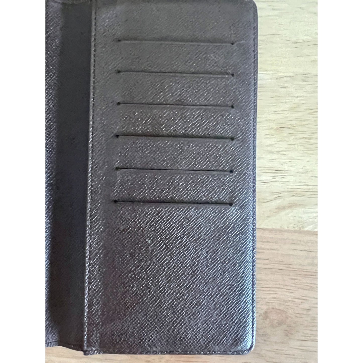 Louis Vuitton Damier Ebene Canvas Long Wallet