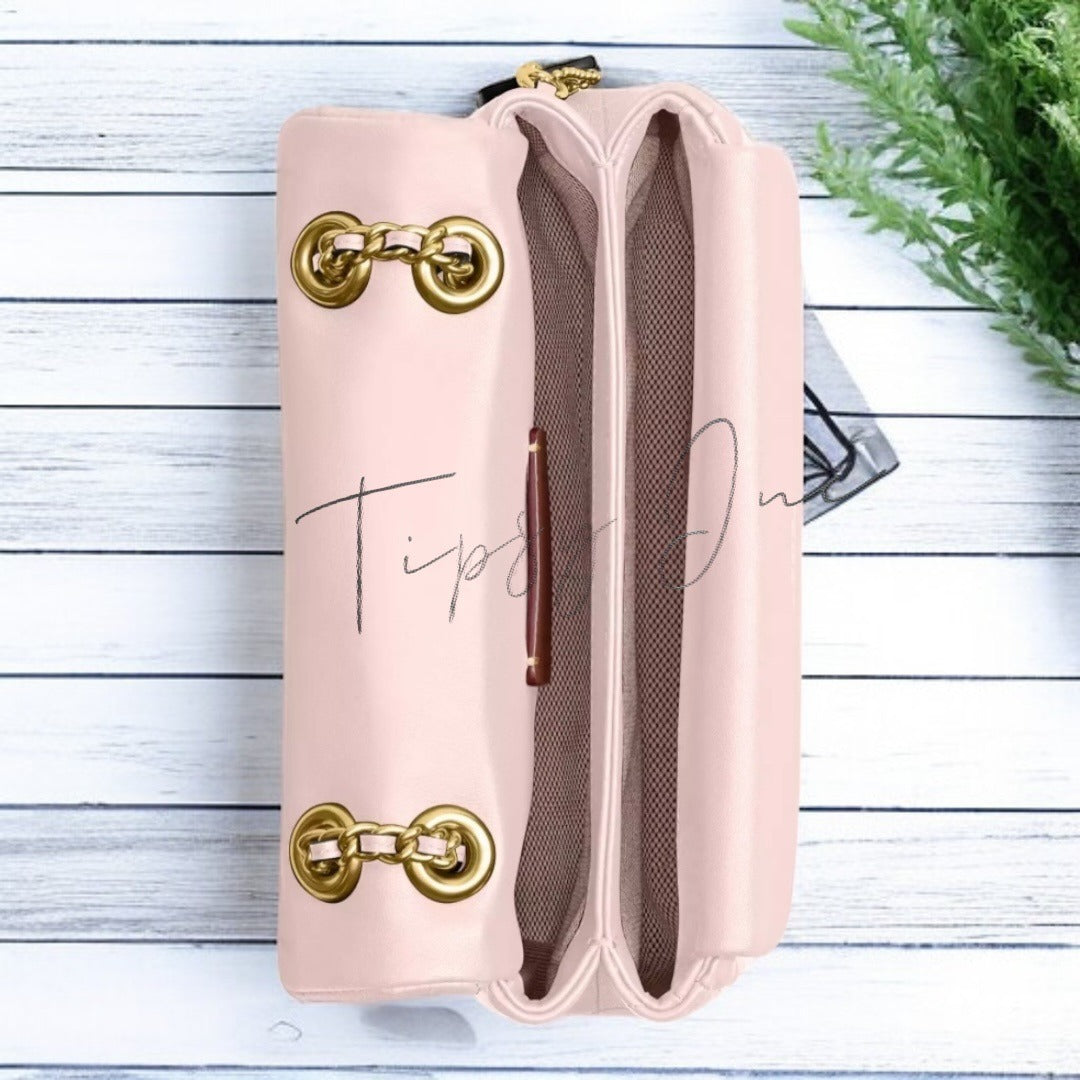 NEW!! Coach Pink Tabby 20 Quilted Leather Shoulder Tabby Handbag