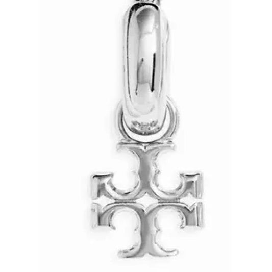 Tory Burch Kira Silver & Pearl Drop Earrings