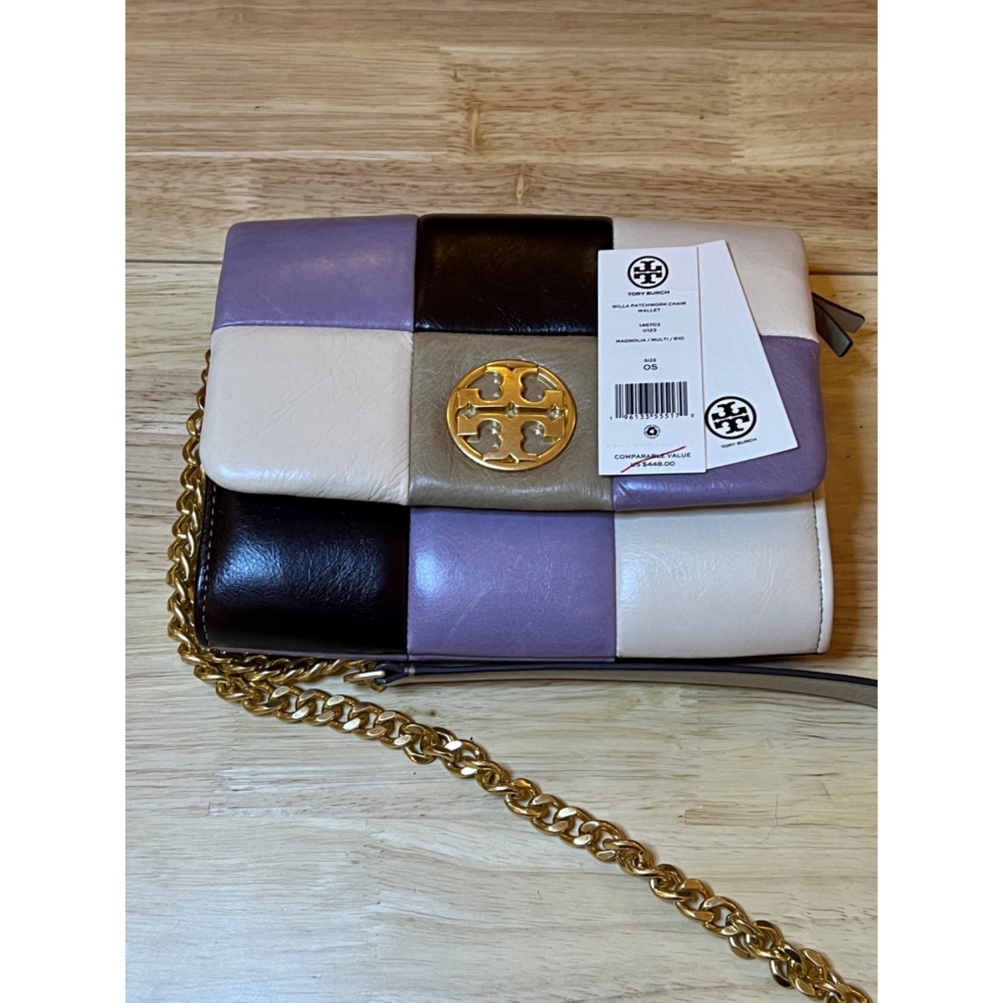 ✺✺ AUTHENTIC TORY BURCH Quilted Leather Patchwork Willa Handbag ✺