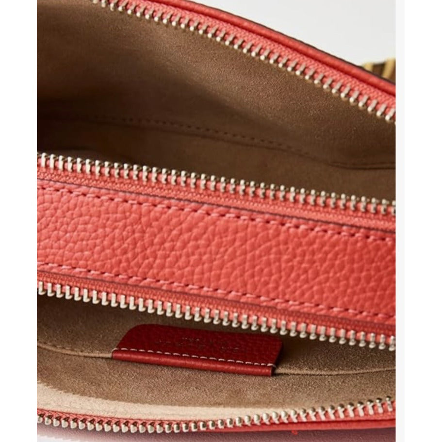 NWT!  Authentic Tory Burch Miller Poppy Red & Green Crossbody Bag