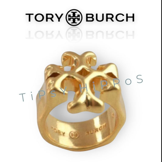 Tory Burch Roxanne Gold Ring - SIZE 7