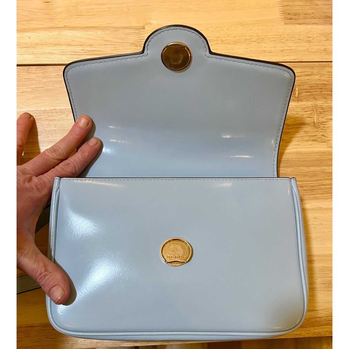 ✺✺ Authentic Tory Burch Robinson Spazzolato Small Top Handle Bag  ✺✺