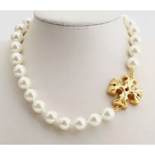 ✺ Tory Burch Roxanne Pearl Necklace