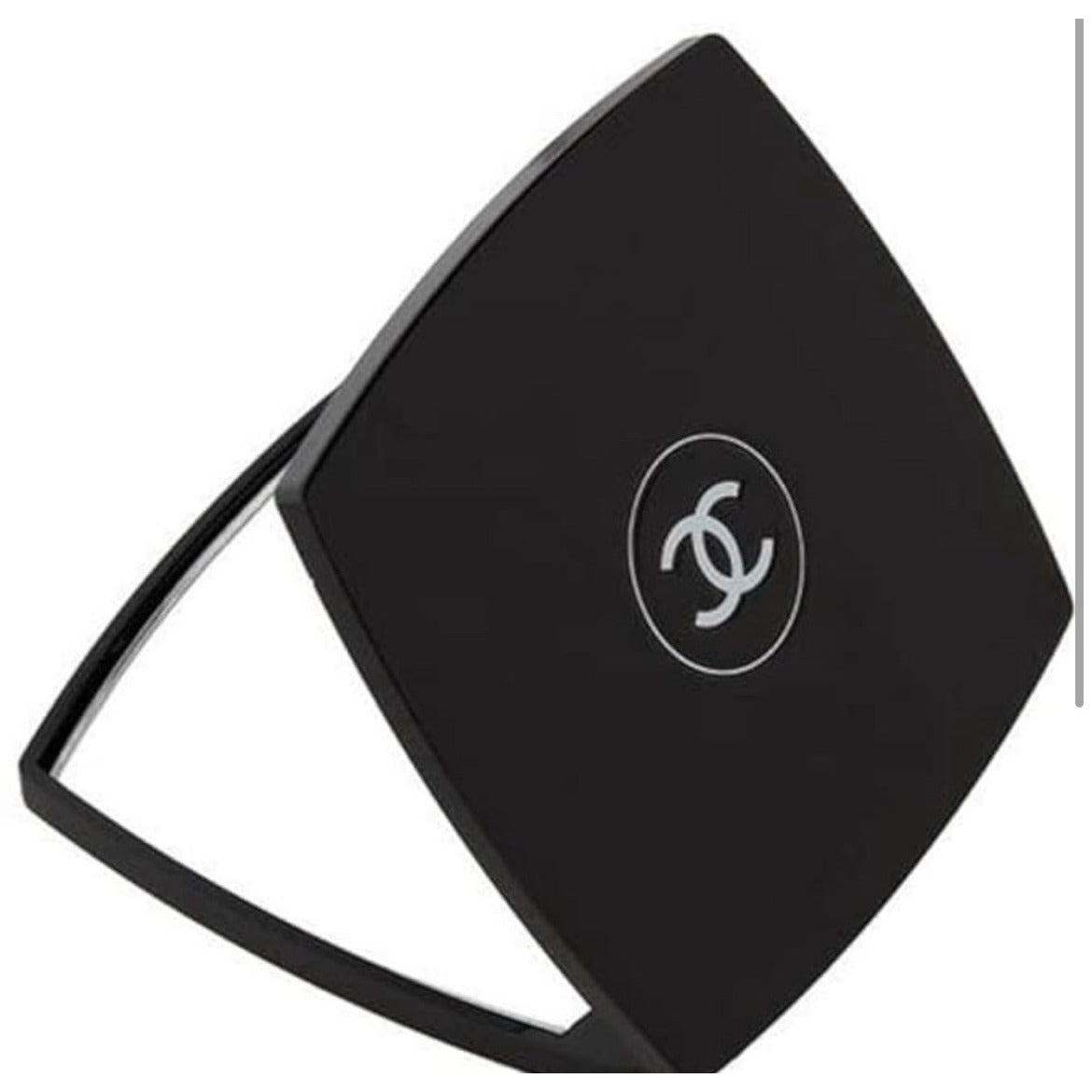 Beautiful Chanel VIP double sided black logo mirror