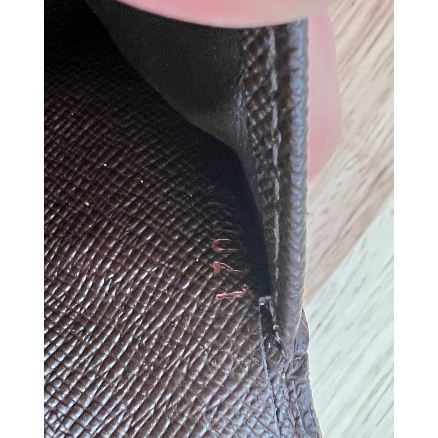 LOUIS VUITTON Tresor Etui Papier Trifold Wallet Damier Leather