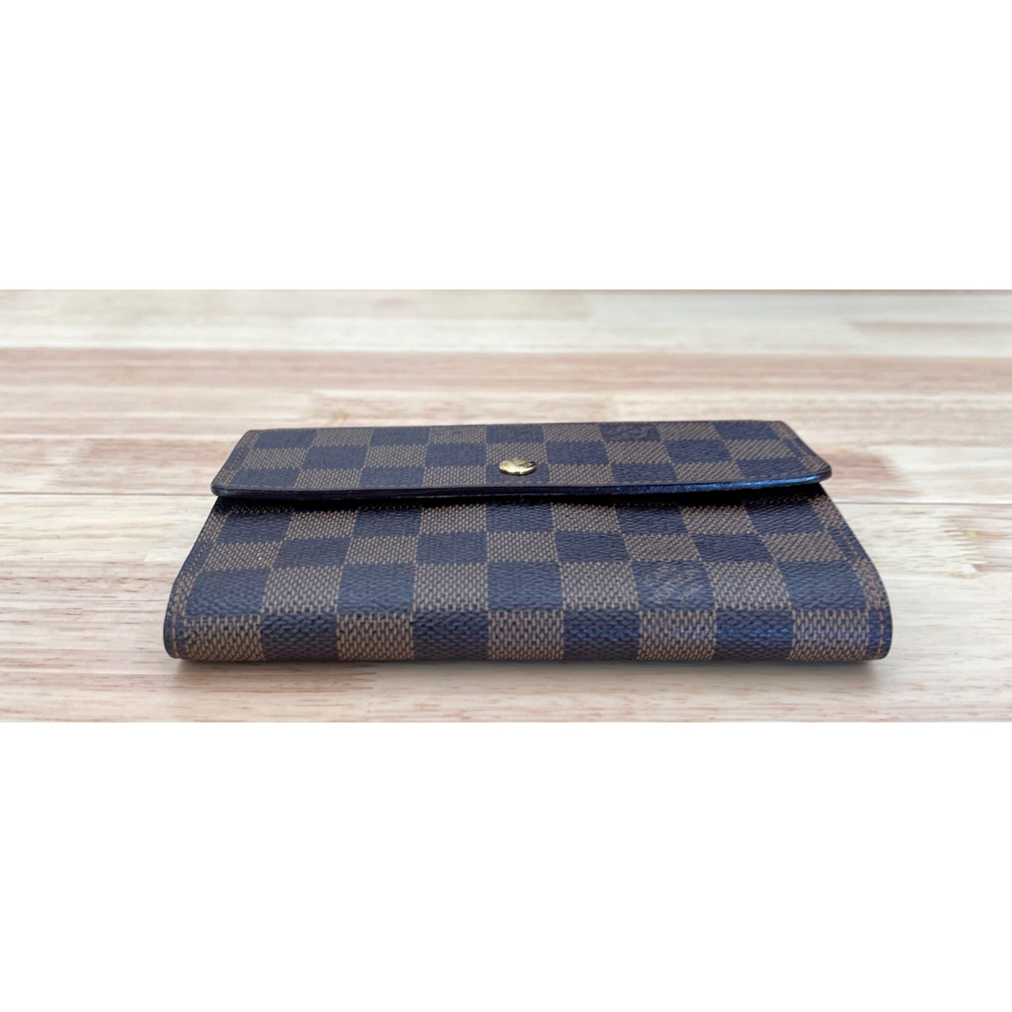 LOUIS VUITTON Tresor Etui Papier Trifold Wallet Damier Leather