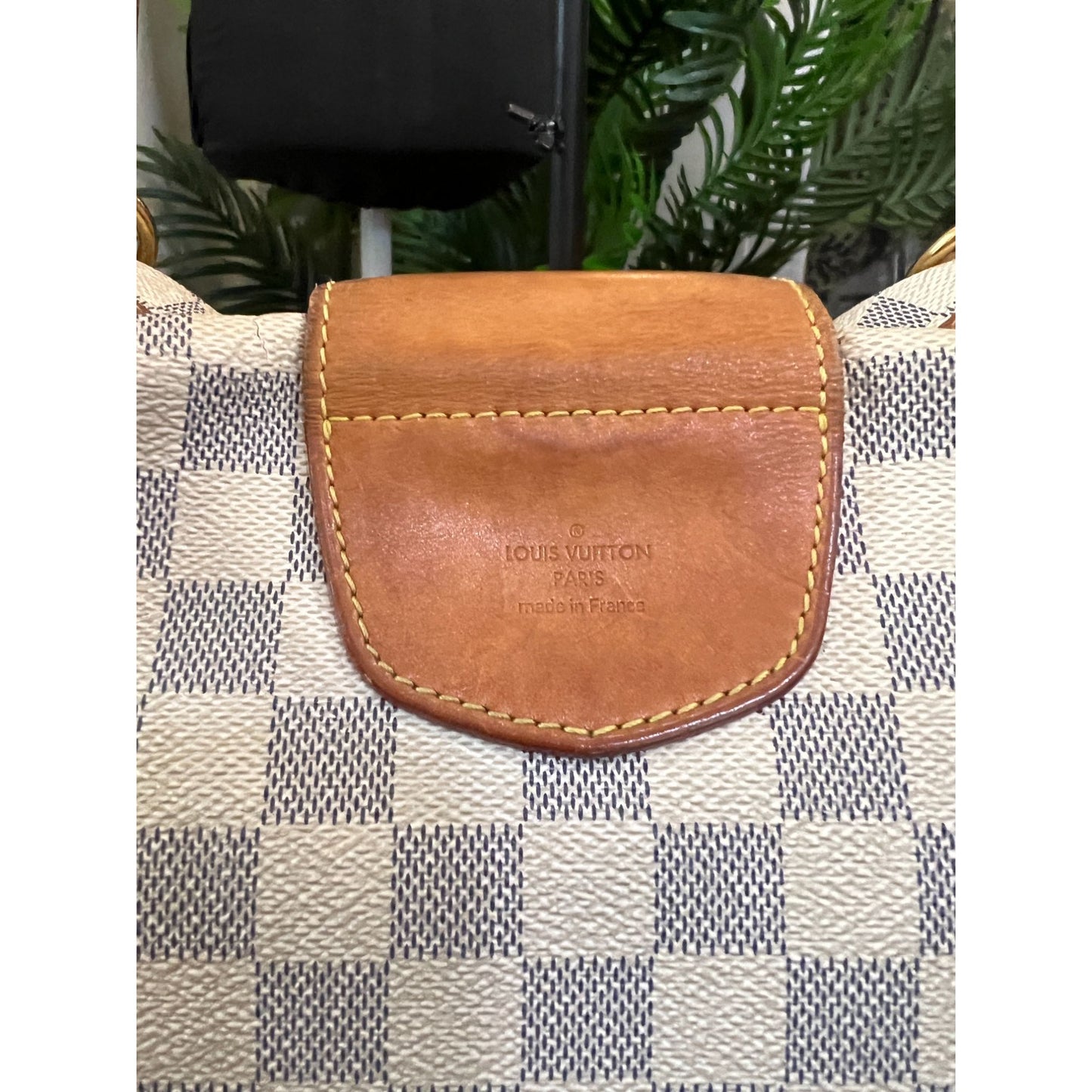 LOUIS VUITTON DAMIER AZUR STRESA PM TOTE WITH DUST BAG WITH COA